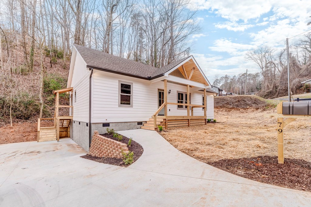 79 Logan Lane Ellijay, GA 30540 - Photo 56 of 56 a view of a house with snow on the road