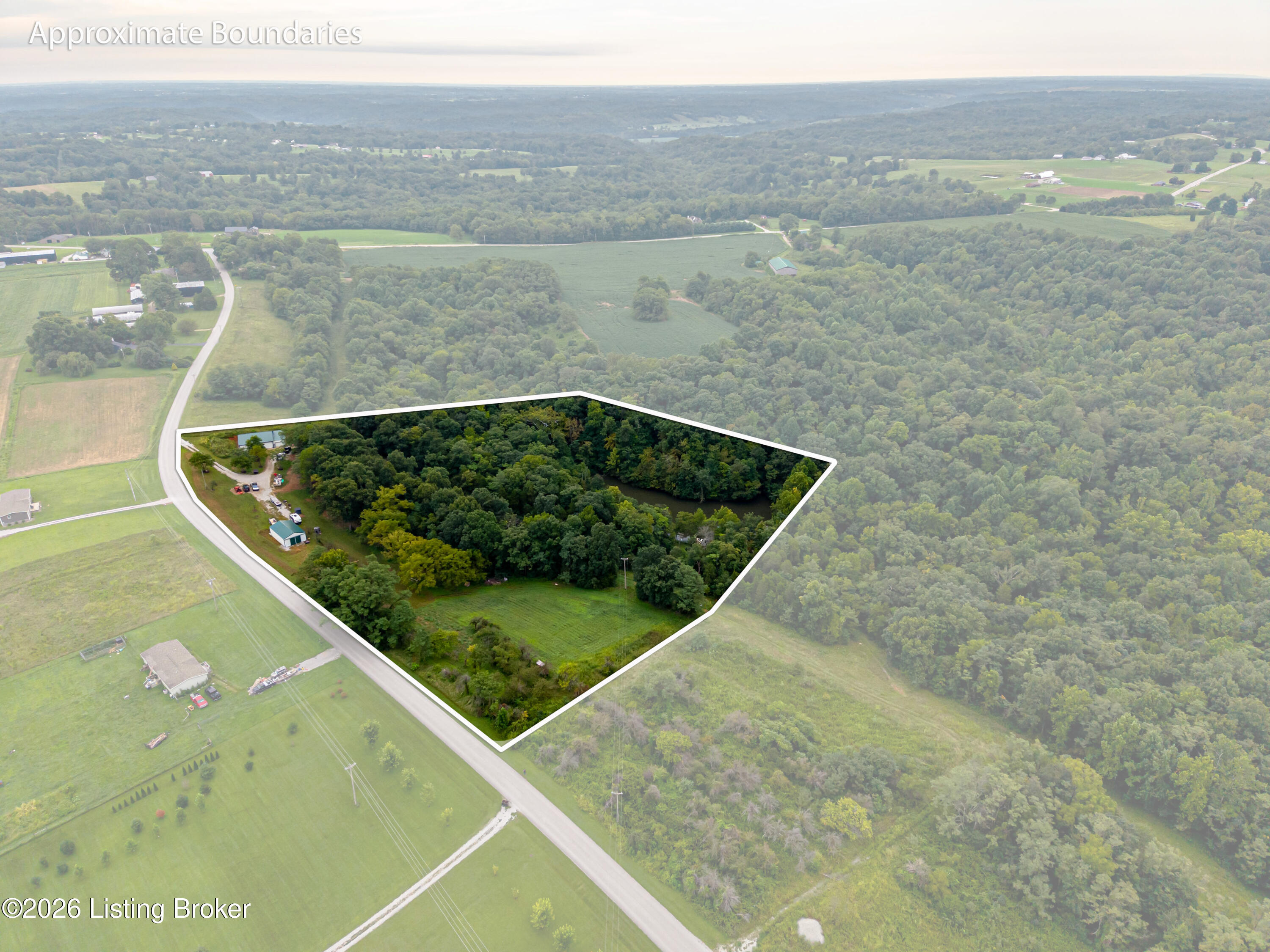 295 Bray Ridge Road Bedford, KY 40006 - Photo 10 of 72 10_Aerial_Property_Boundary_Map
