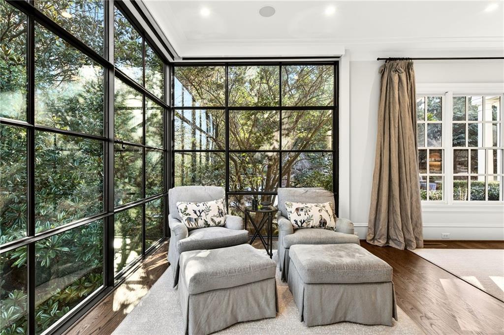 120 Burdette Trail Atlanta, GA 30327 - Photo 25 of 69 a living room with furniture and windows