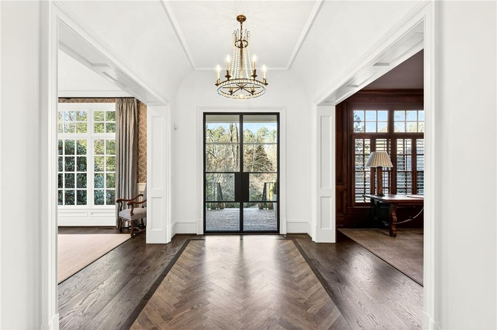 120 Burdette Trail Atlanta, GA 30327 - Photo 4 of 69 a view of an entryway with wooden floor