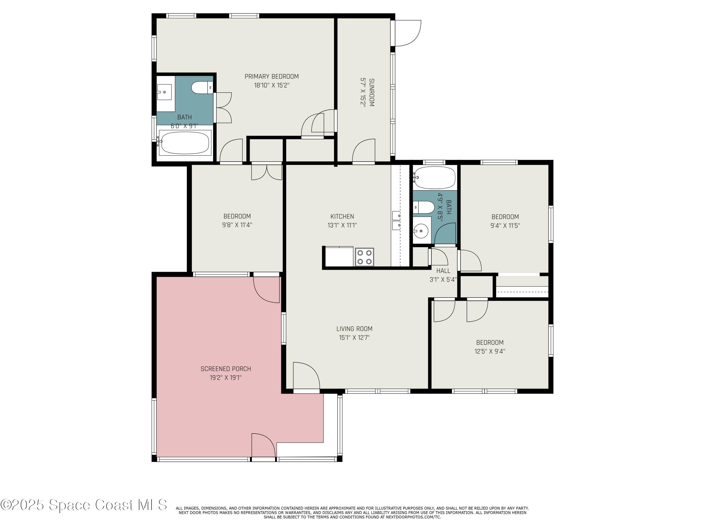 2234 Post Road Melbourne, FL 32935 - Photo 28 of 29 a picture of a floor plan