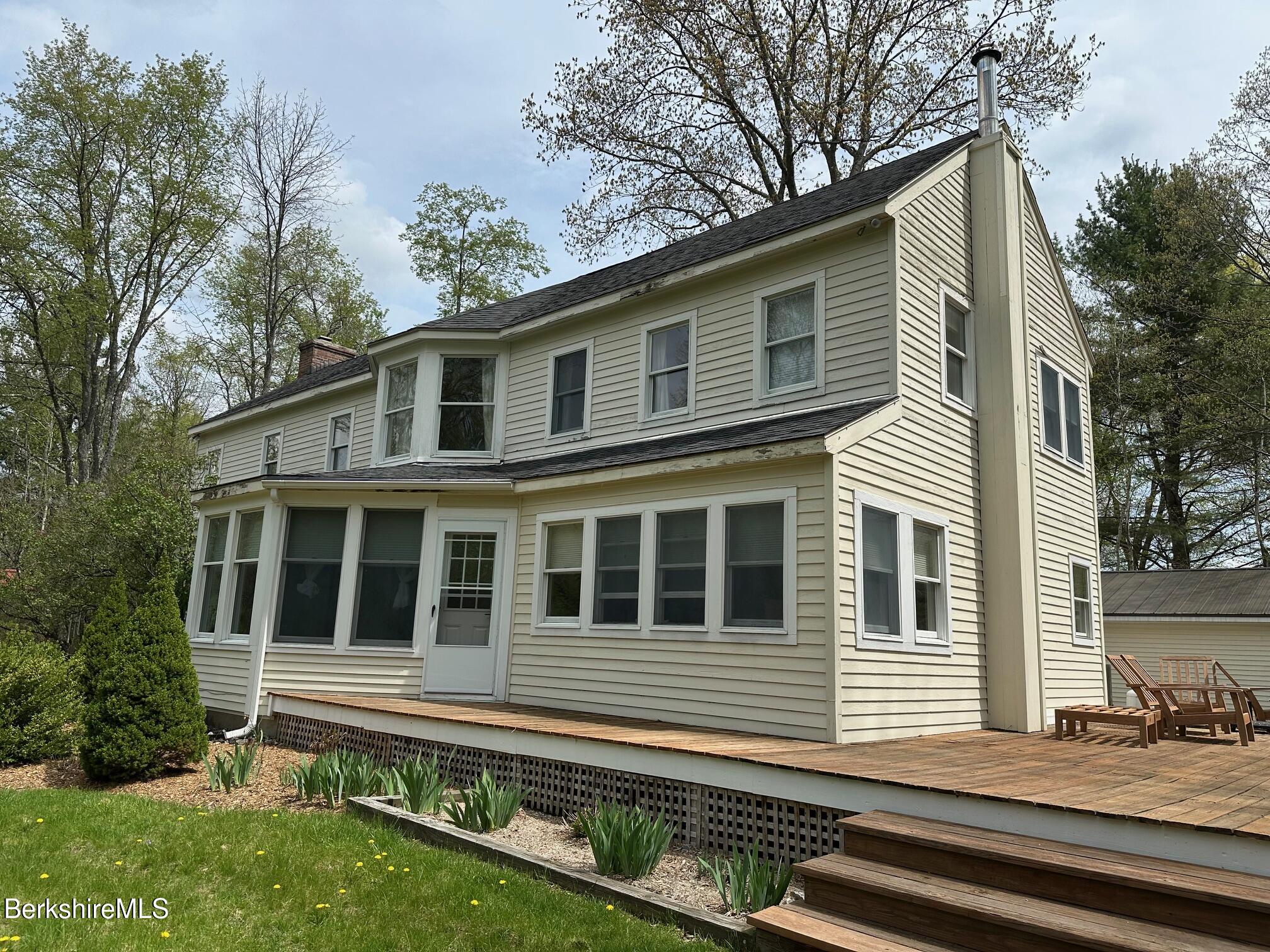 9 Iron Mine Road West Stockbridge, MA 01266 - Photo 3 of 23 side view and deck