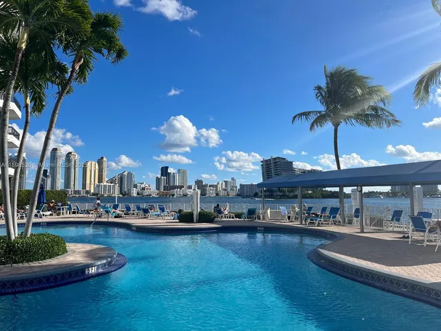 a view of a lake with houses