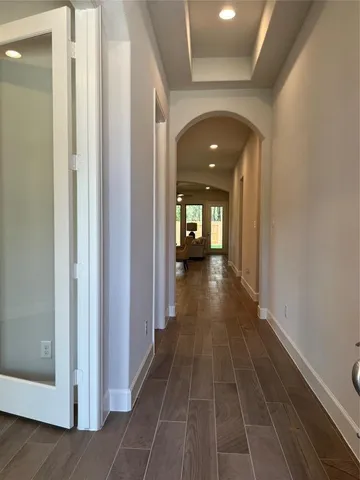 a view of a livingroom with a furniture