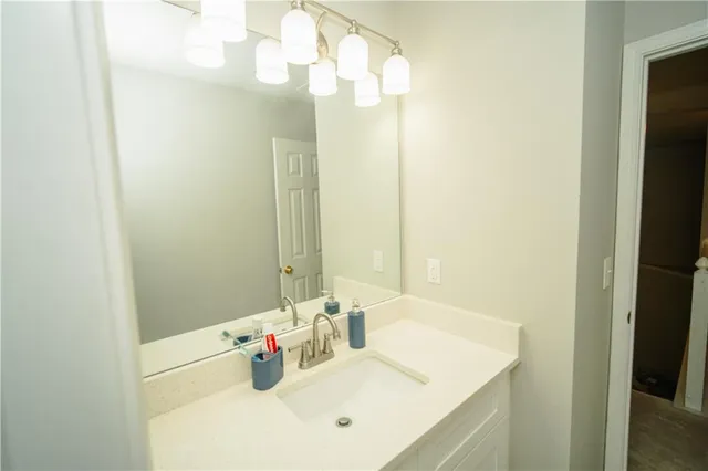 a view of a staircase