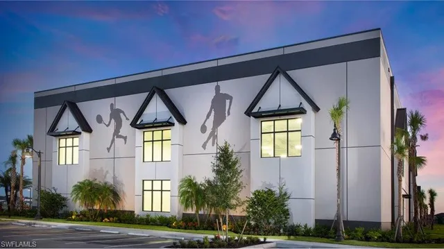 a house view with a outdoor space