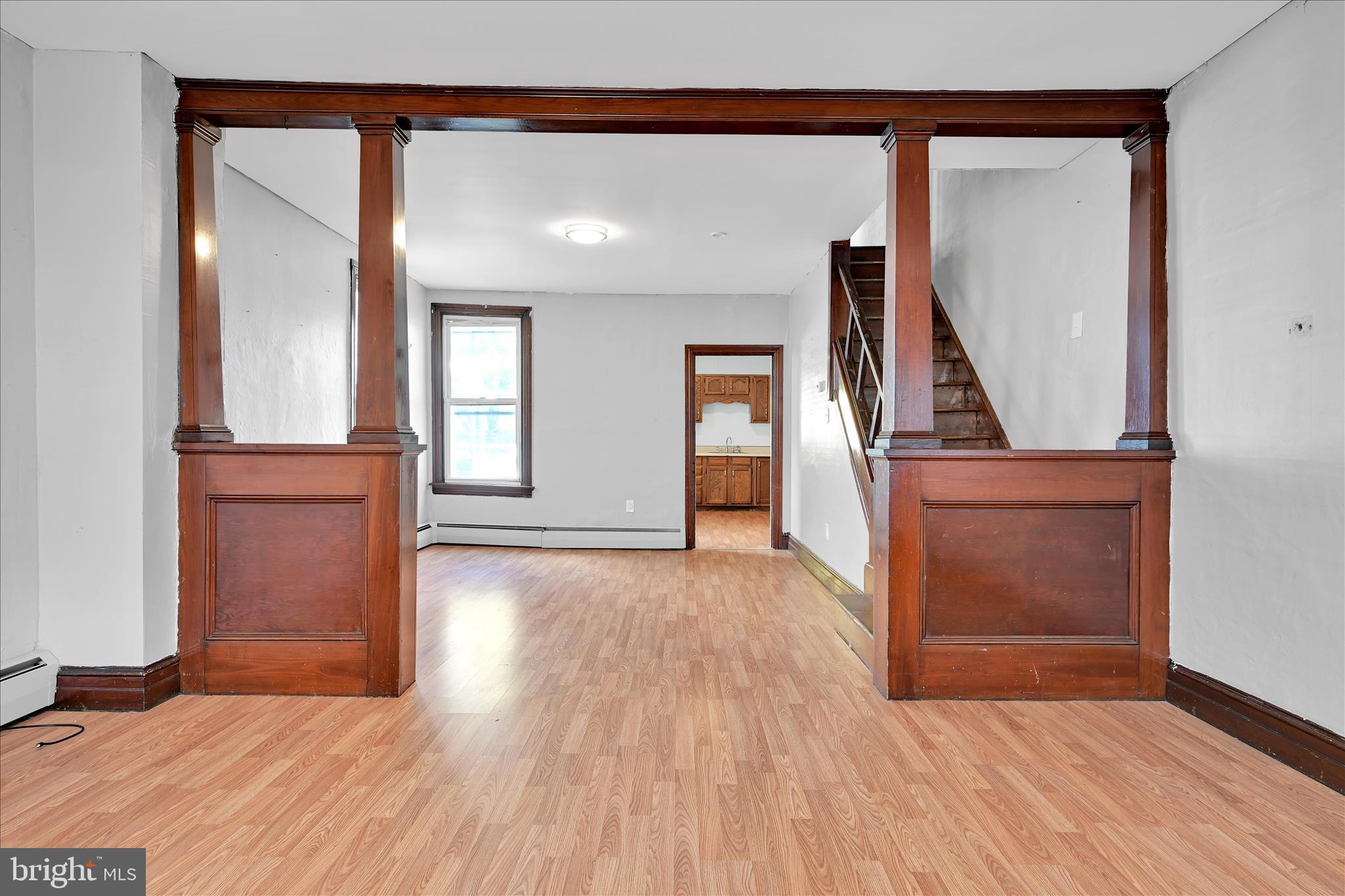 61 Mifflin Street Pine Grove, PA 17963 - Photo 9 of 31 wooden floor in an empty room with a window