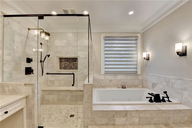 an aerial view of residential house with outdoor space