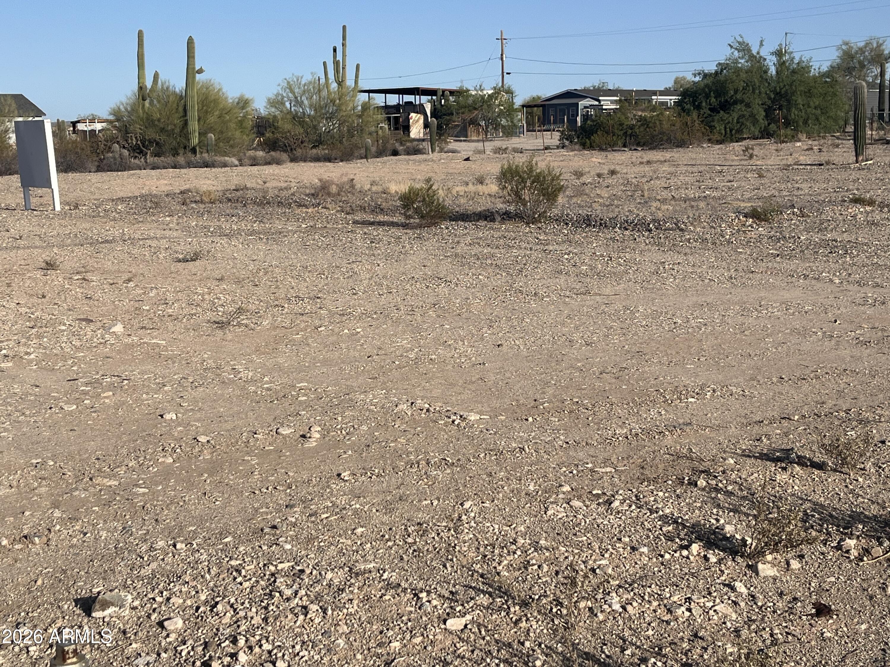 1125 West Fees Road, Unit NULL Ajo, AZ 85321 - Photo 1 of 6 a view of a dry yard covered with trees