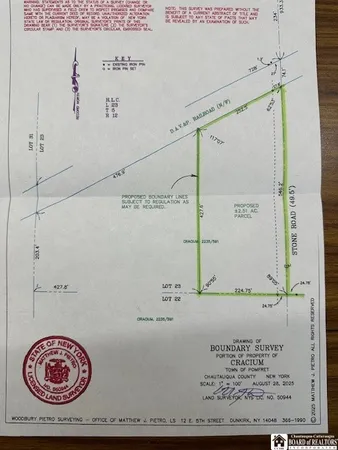 $39,900 | Stone Road West, Pomfret, NY 14063