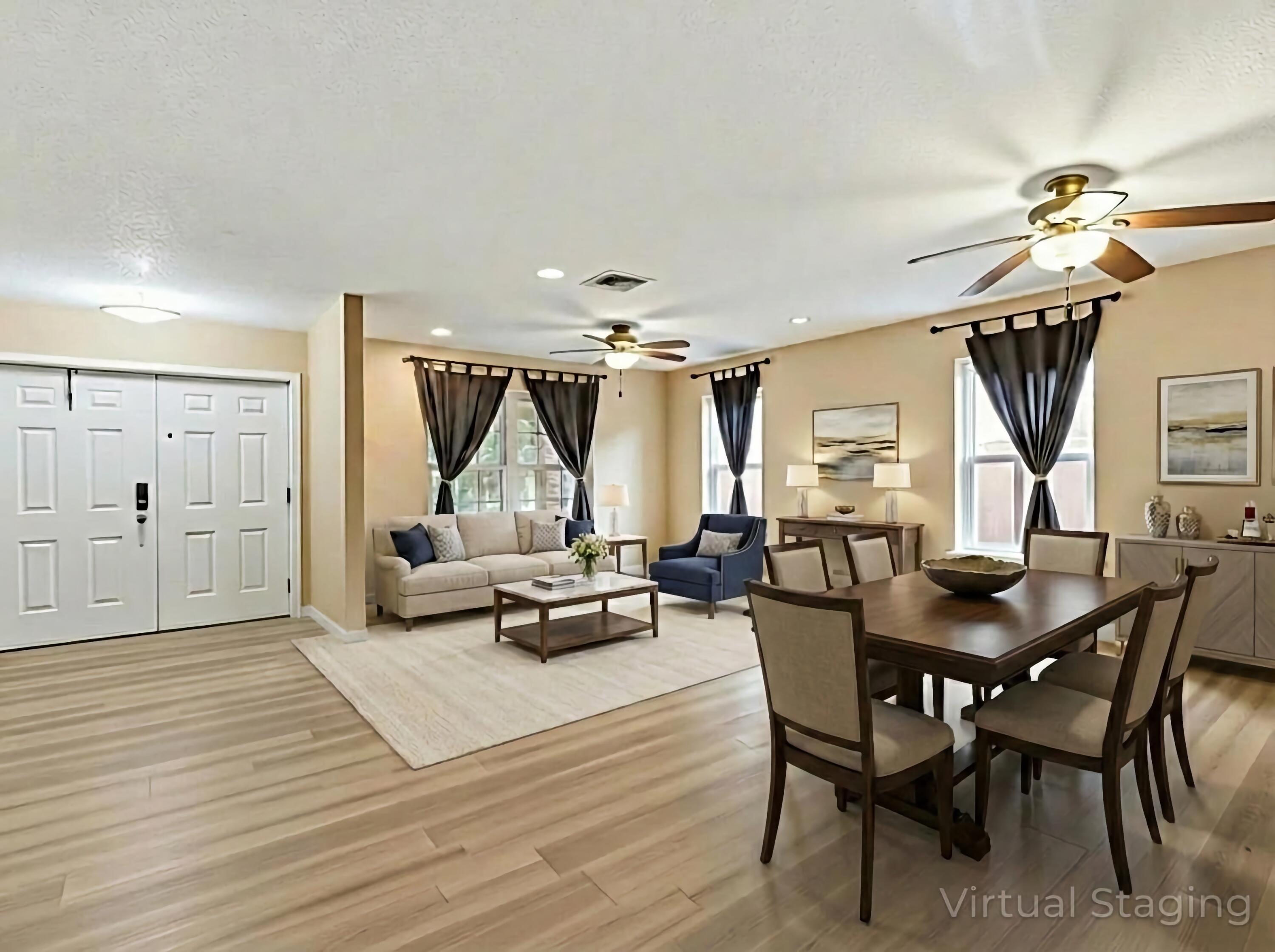 21321 Sawmill Court Boca Raton, FL 33498 - Photo 9 of 56 Foyer Living Staged