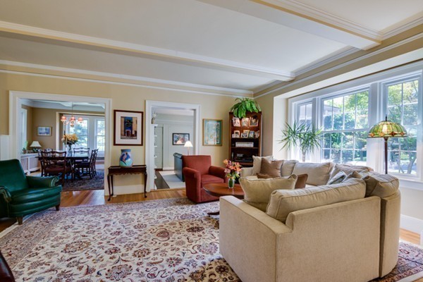 4 Bruce Road Winchester, MA 01890 - Photo 11 of 26 a living room with furniture and a large window