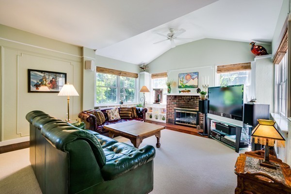 4 Bruce Road Winchester, MA 01890 - Photo 13 of 26 a living room with furniture and a flat screen tv
