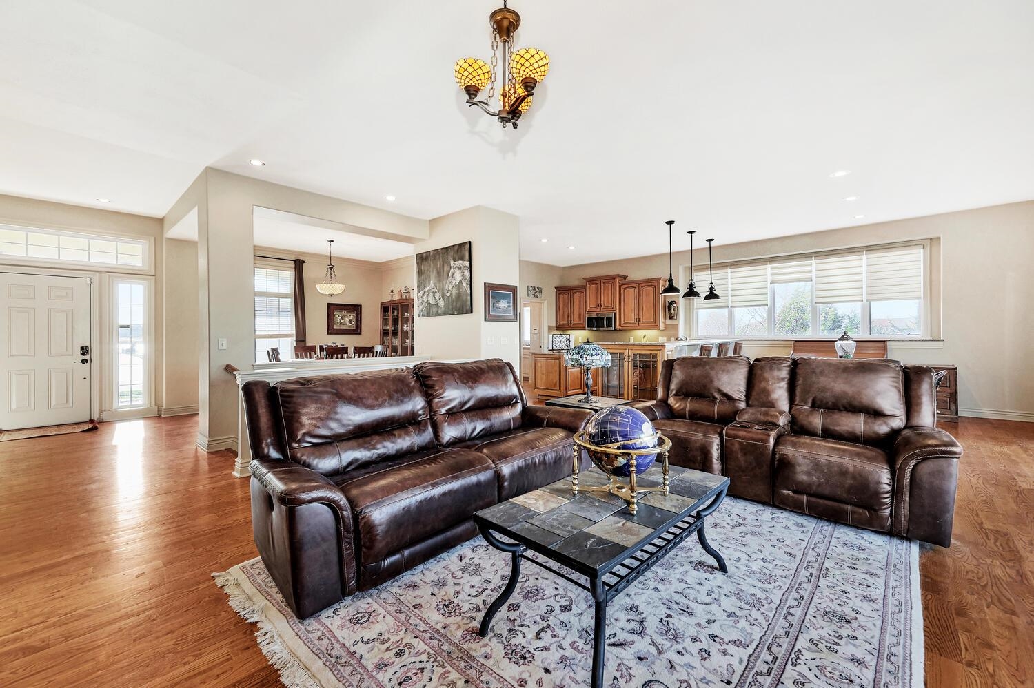 13204 East Stampede Street Wichita, KS 67230 - Photo 7 of 35 This living room is one you can actually put furniture in! Nice size with access to the eating area in the kitchen and formal dining room.