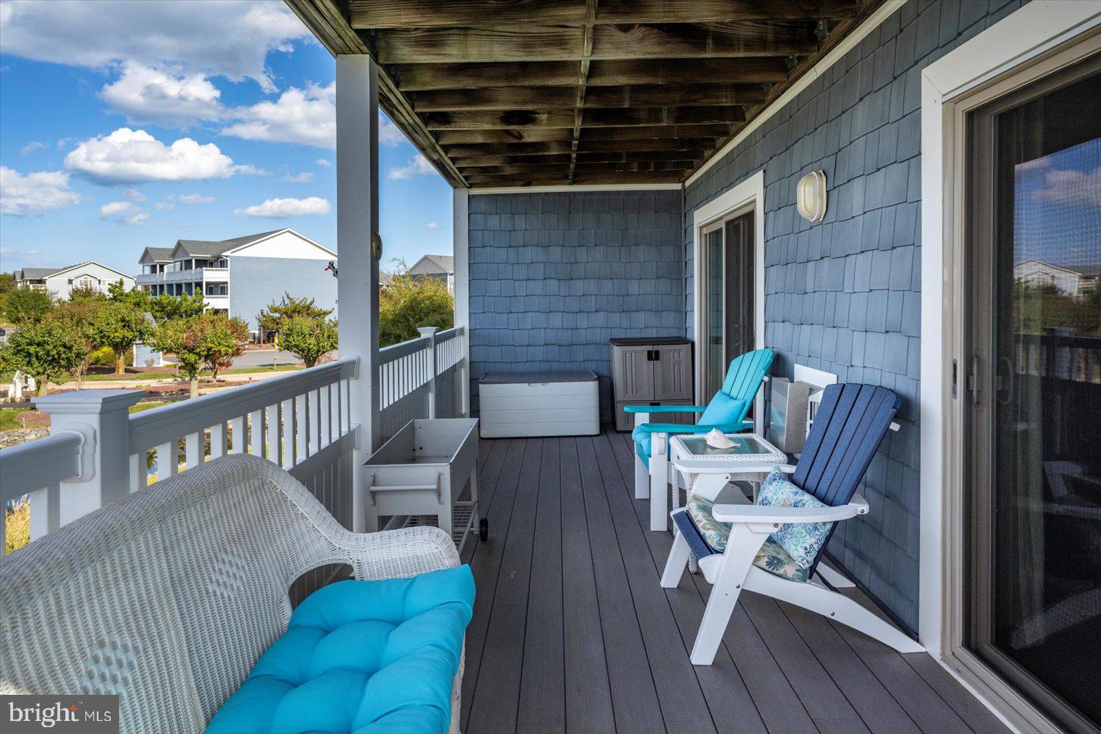 201 South Heron Drive, Unit 2D Ocean City, MD 21842 - Photo 30 of 61 Spacious covered balcony