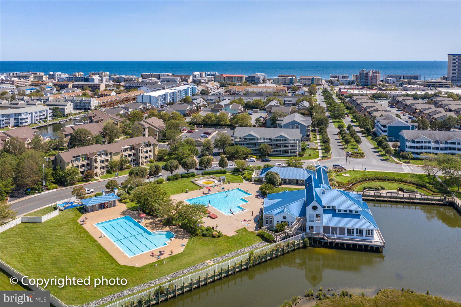 201 South Heron Drive, Unit 2D Ocean City, MD 21842 - Photo 42 of 61 an aerial view of residential houses with outdoor space