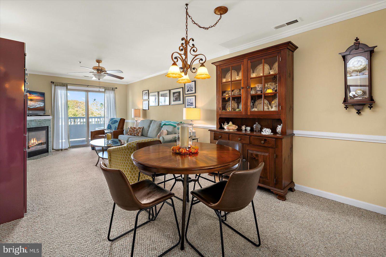 201 South Heron Drive, Unit 2D Ocean City, MD 21842 - Photo 60 of 61 a view of a dining room with furniture and window