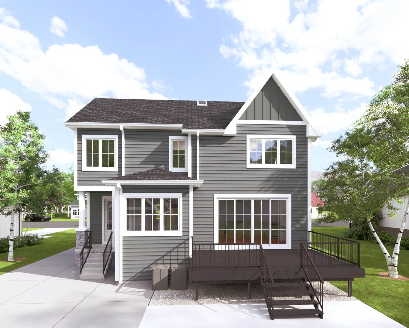 718 Justina Street Hinsdale, IL 60521 - Photo 9 of 23 a front view of a house with a yard