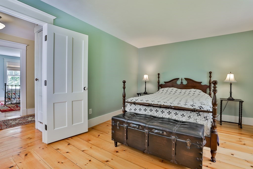 14 Still River Road Harvard, MA 01451 - Photo 29 of 39 a bedroom with a bed and wooden floor