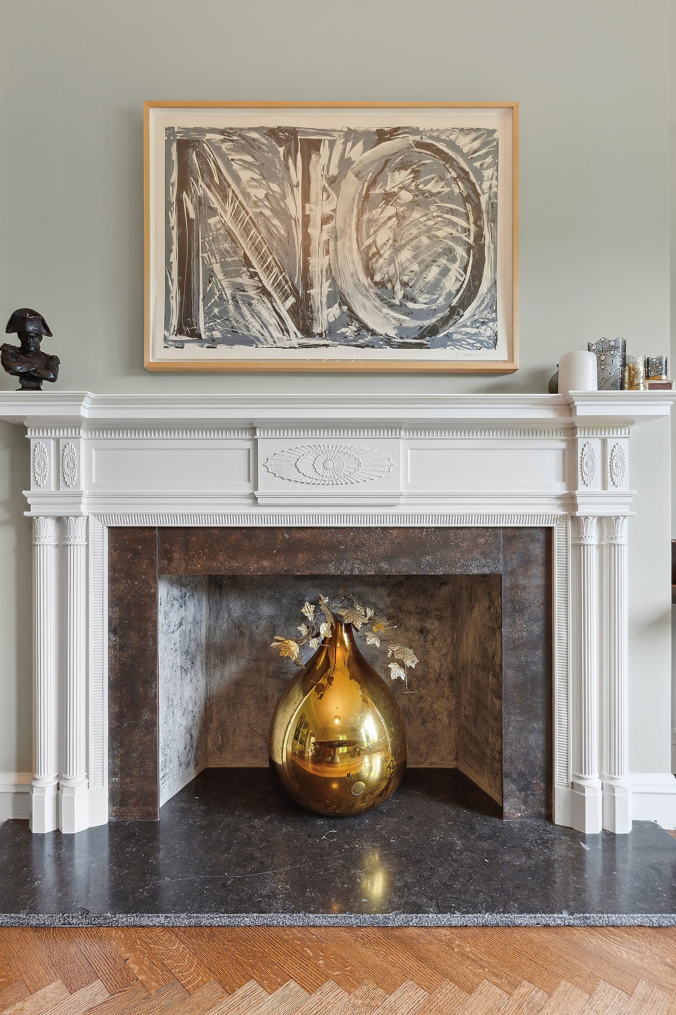 153 Egypt Lane East Hampton, NY 11937 - Photo 13 of 47 a view of fireplace with wooden floor