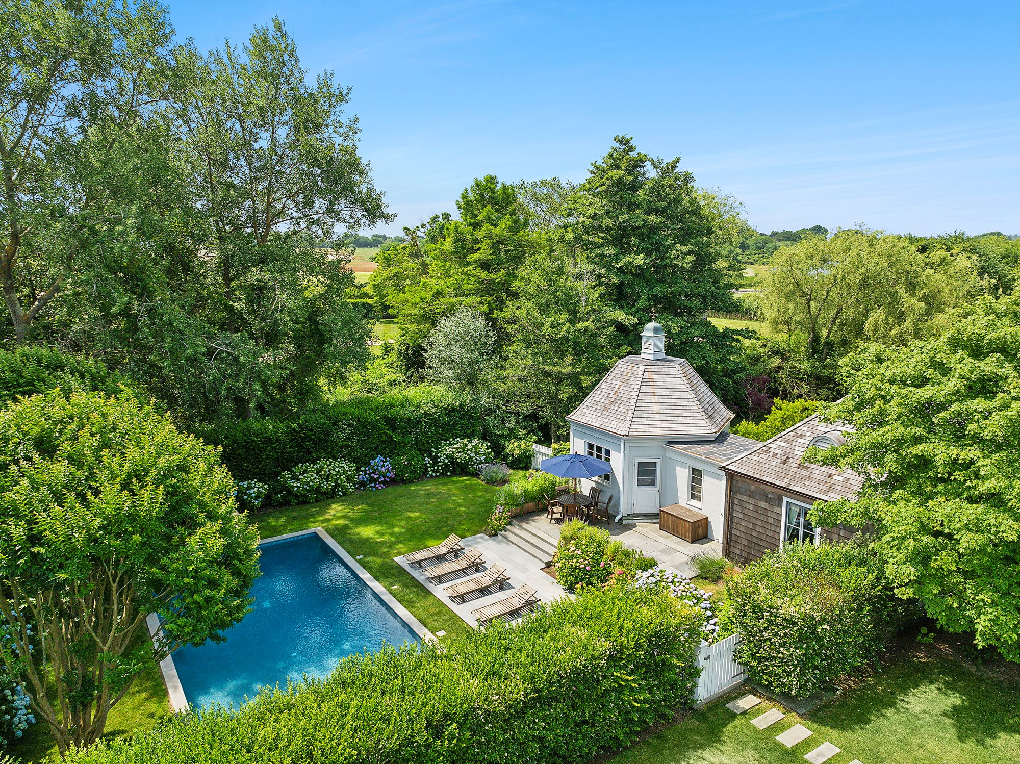 153 Egypt Lane East Hampton, NY 11937 - Photo 2 of 47 an aerial view of a house