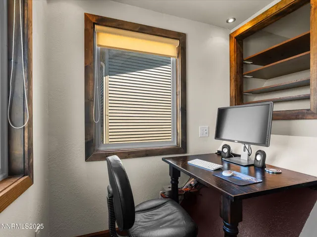 a view of outdoor space with seating area