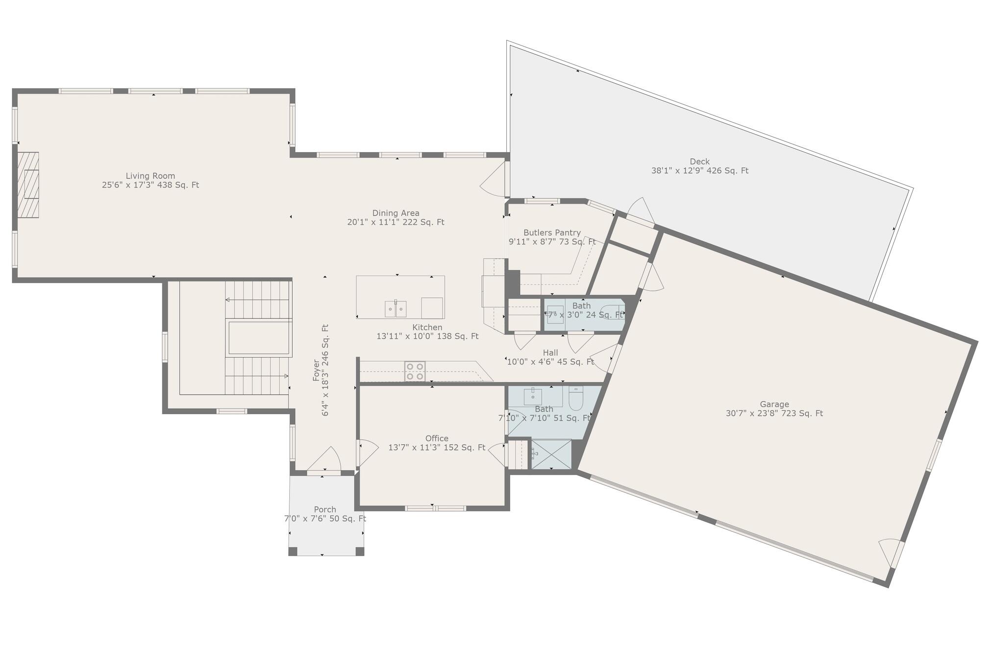 6932 Poage Valley Rd Extension Roanoke, VA 24018 - Photo 66 of 66 Lower Level Floor Plan