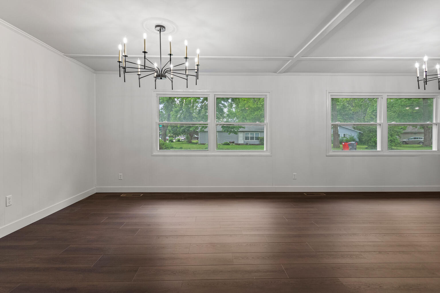 1802 Meadow Drive Champaign, IL 61821 - Photo 10 of 30 a view of a room window and wooden floor