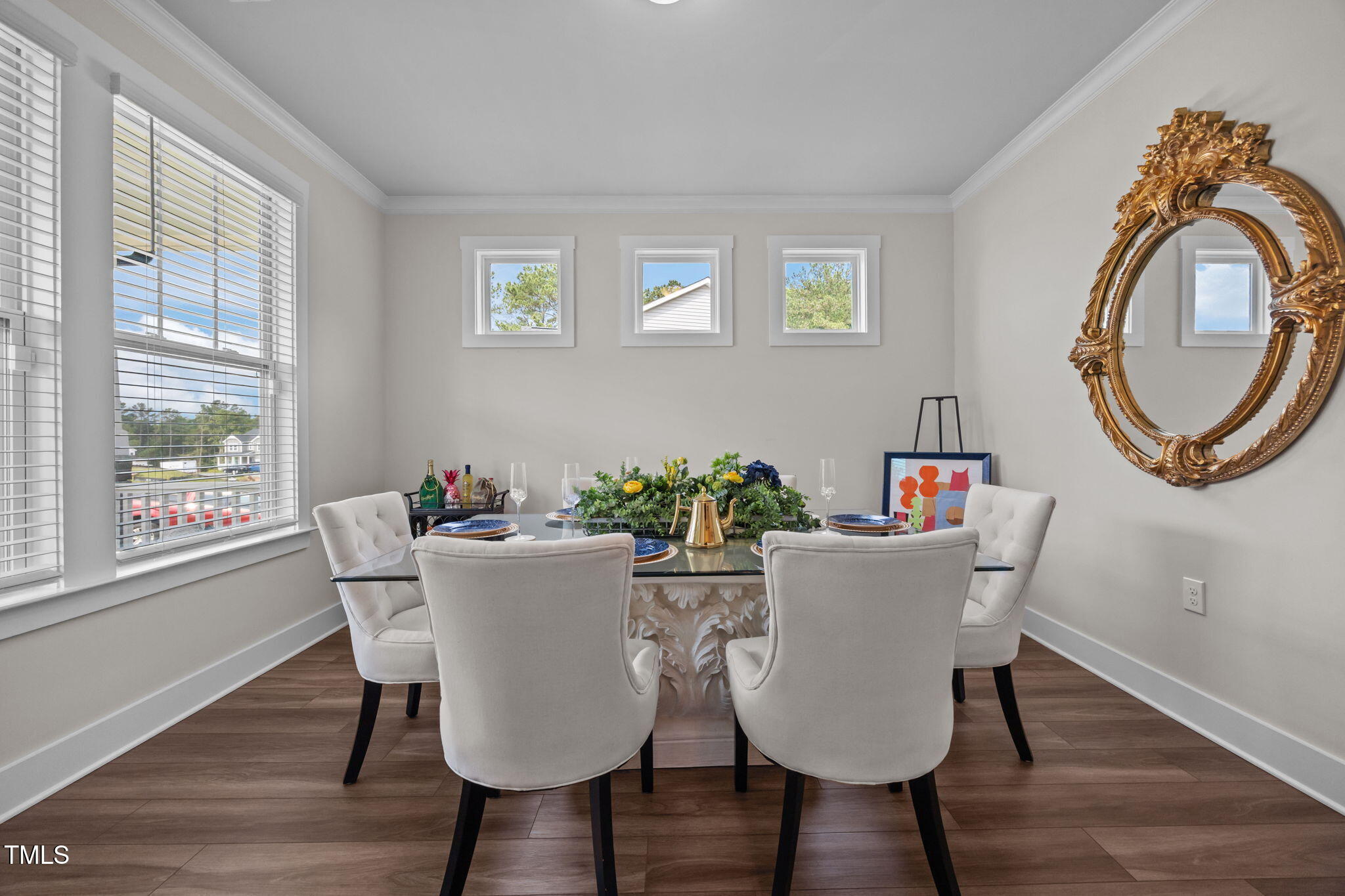 232 Duncan Crk Road Lillington, NC 27546 - Photo 7 of 33 a view of a dining room with furniture window and wooden floor