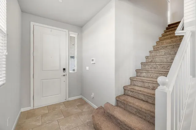 a view of entryway with stairs