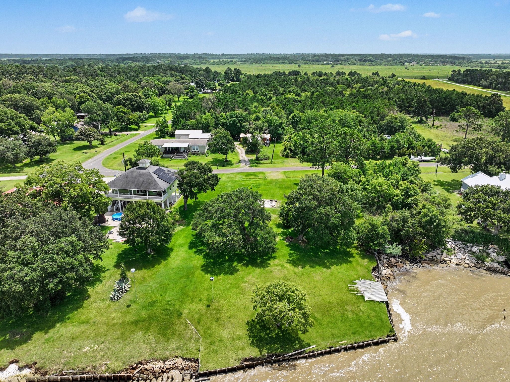 1750 West Bayshore Road Anahuac, TX 77514 - Photo 2 of 7 From the water's edge to FM 562