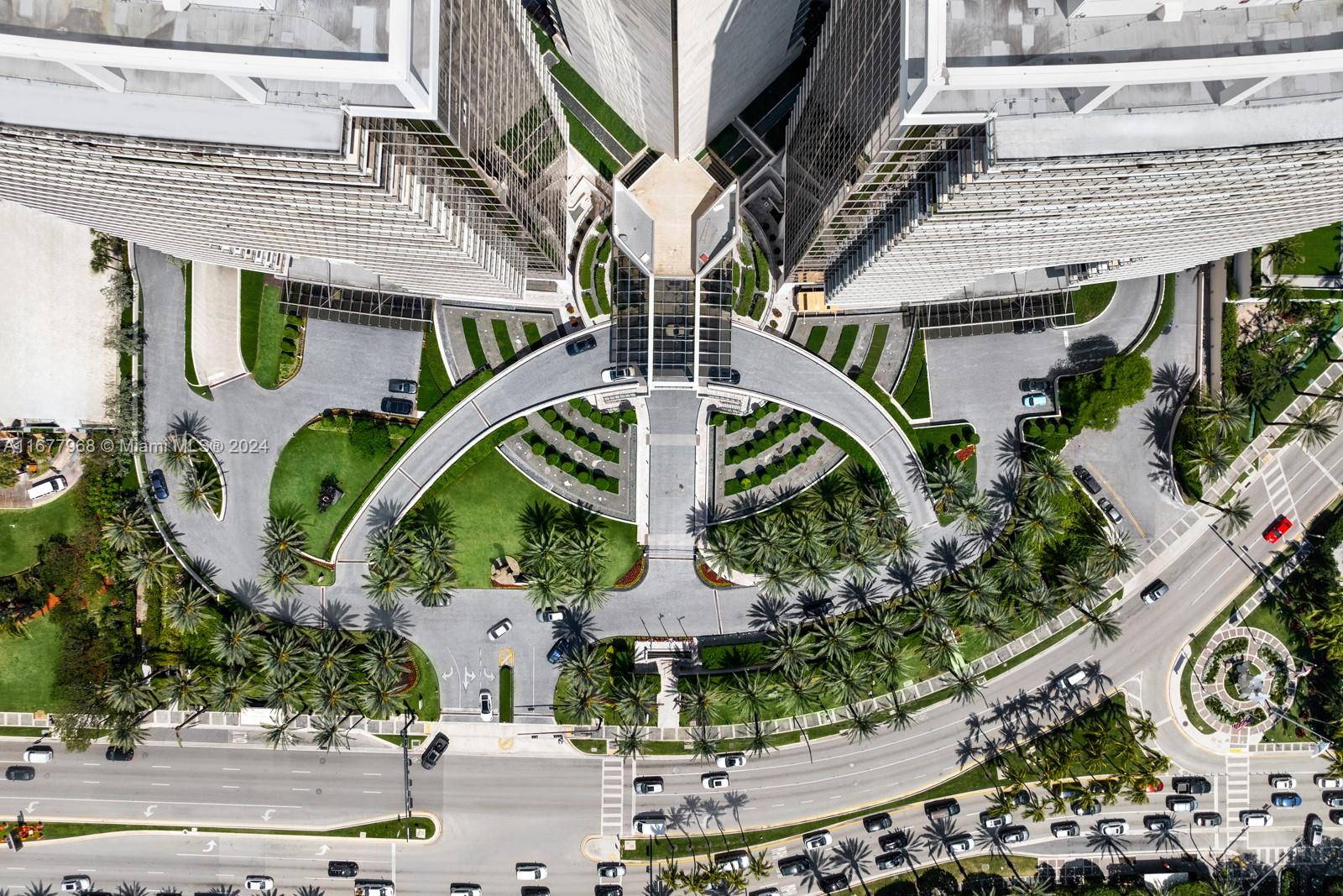 9705 Collins Avenue, Unit 501N Bal Harbour, FL 33154 - Photo 27 of 30 a view of a water fountain in front of building