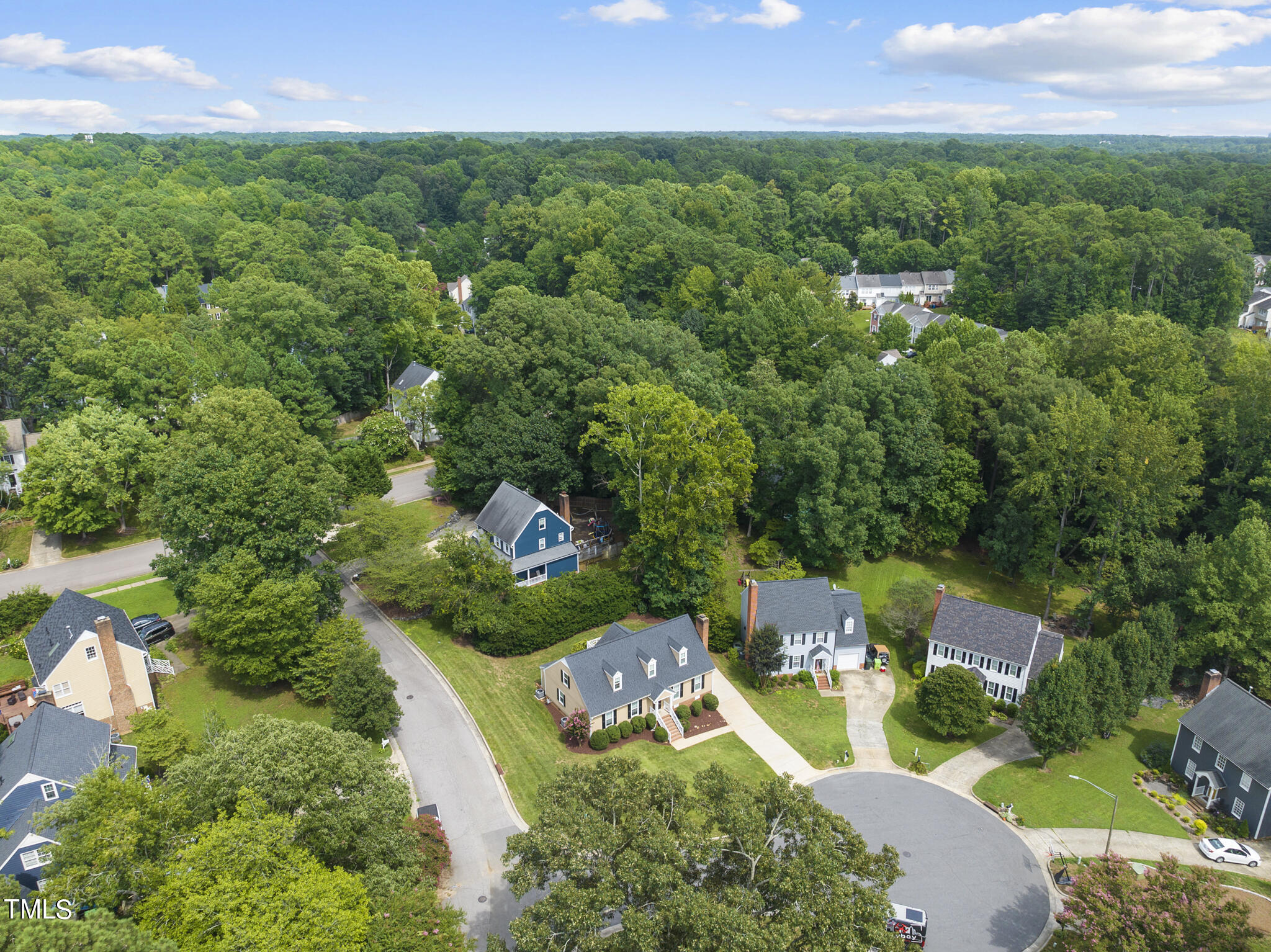 7608 Harborough Court Raleigh, NC 27613 - Photo 26 of 27 Aerial View