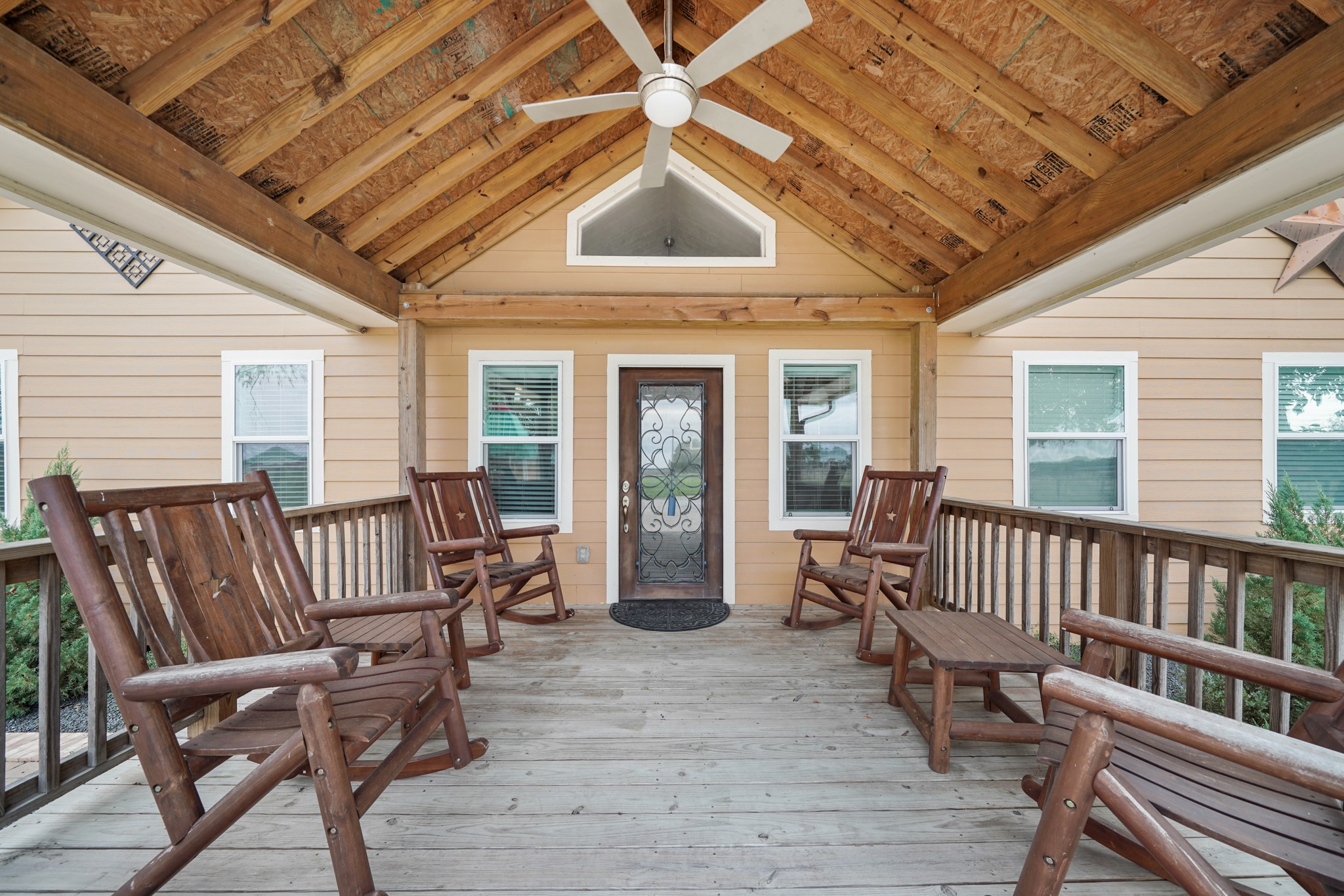 10507 Padon Road Needville, TX 77461 - Photo 13 of 48 a view of a patio with a table and chairs
