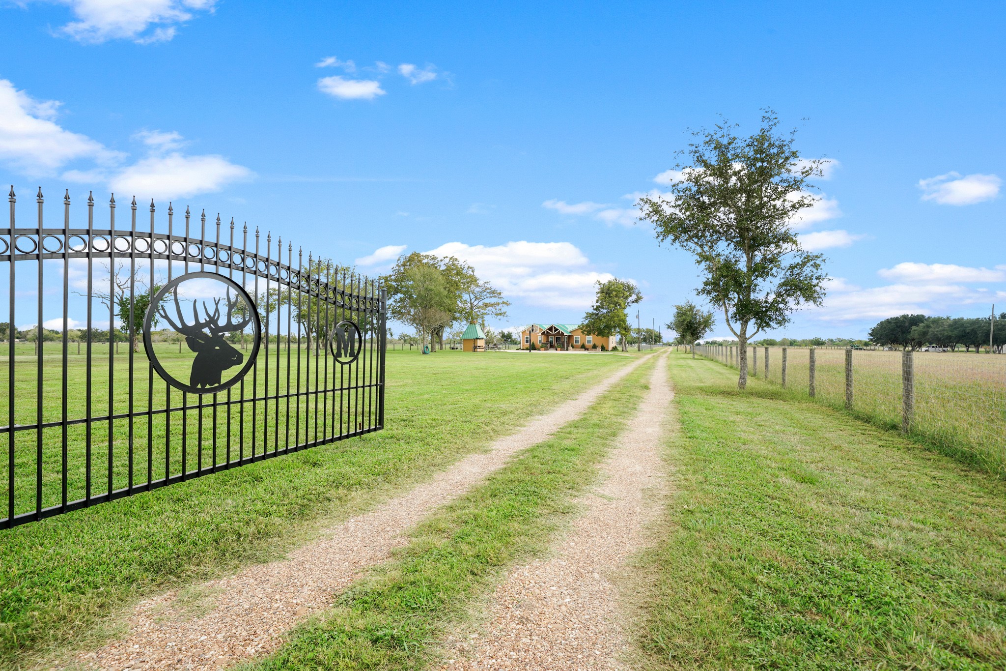10507 Padon Road Needville, TX 77461 - Photo 2 of 48 a view of park with iron fence