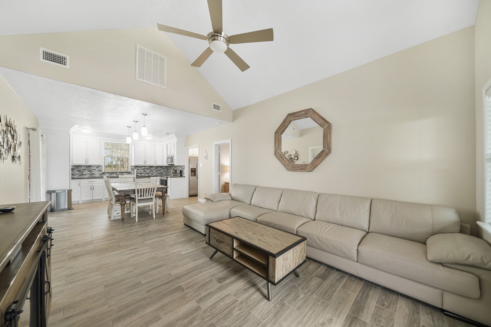 10507 Padon Road Needville, TX 77461 - Photo 40 of 48 a living room with furniture and a wooden floor