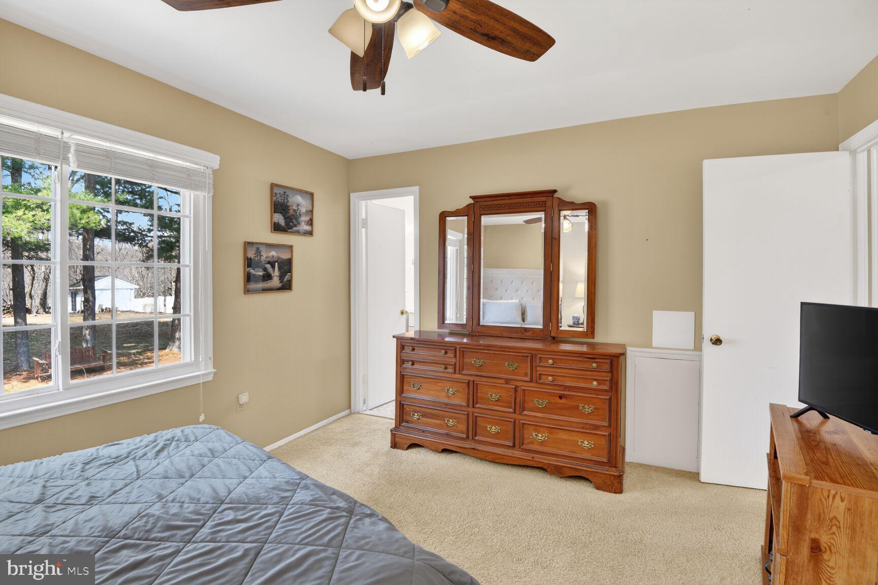 5382 View Point Court Sykesville, MD 21784 - Photo 19 of 32 a bed room with a bed and a television