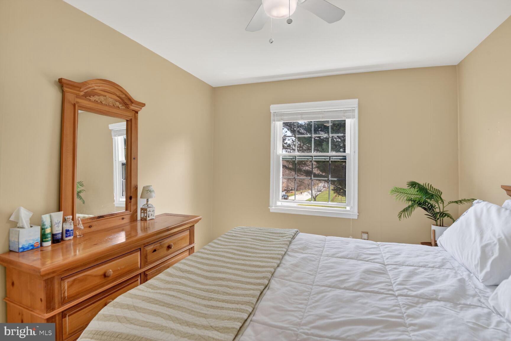5382 View Point Court Sykesville, MD 21784 - Photo 23 of 32 a bedroom with a bed and a large mirror