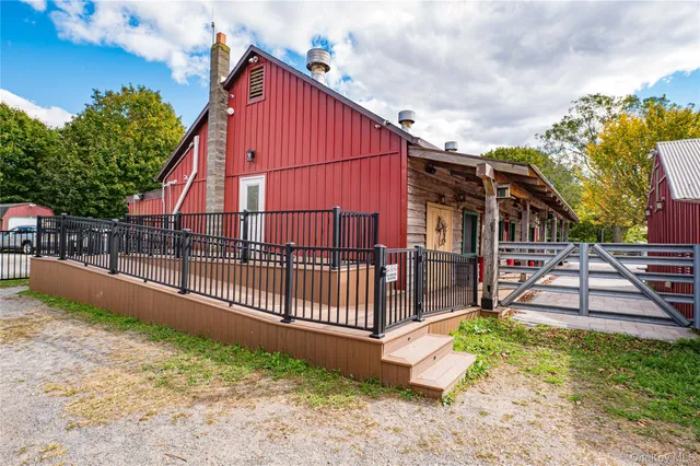 a view of a house with sitting area