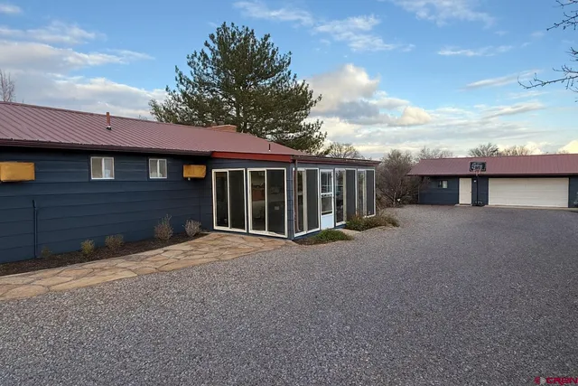 a row of house with outdoor space