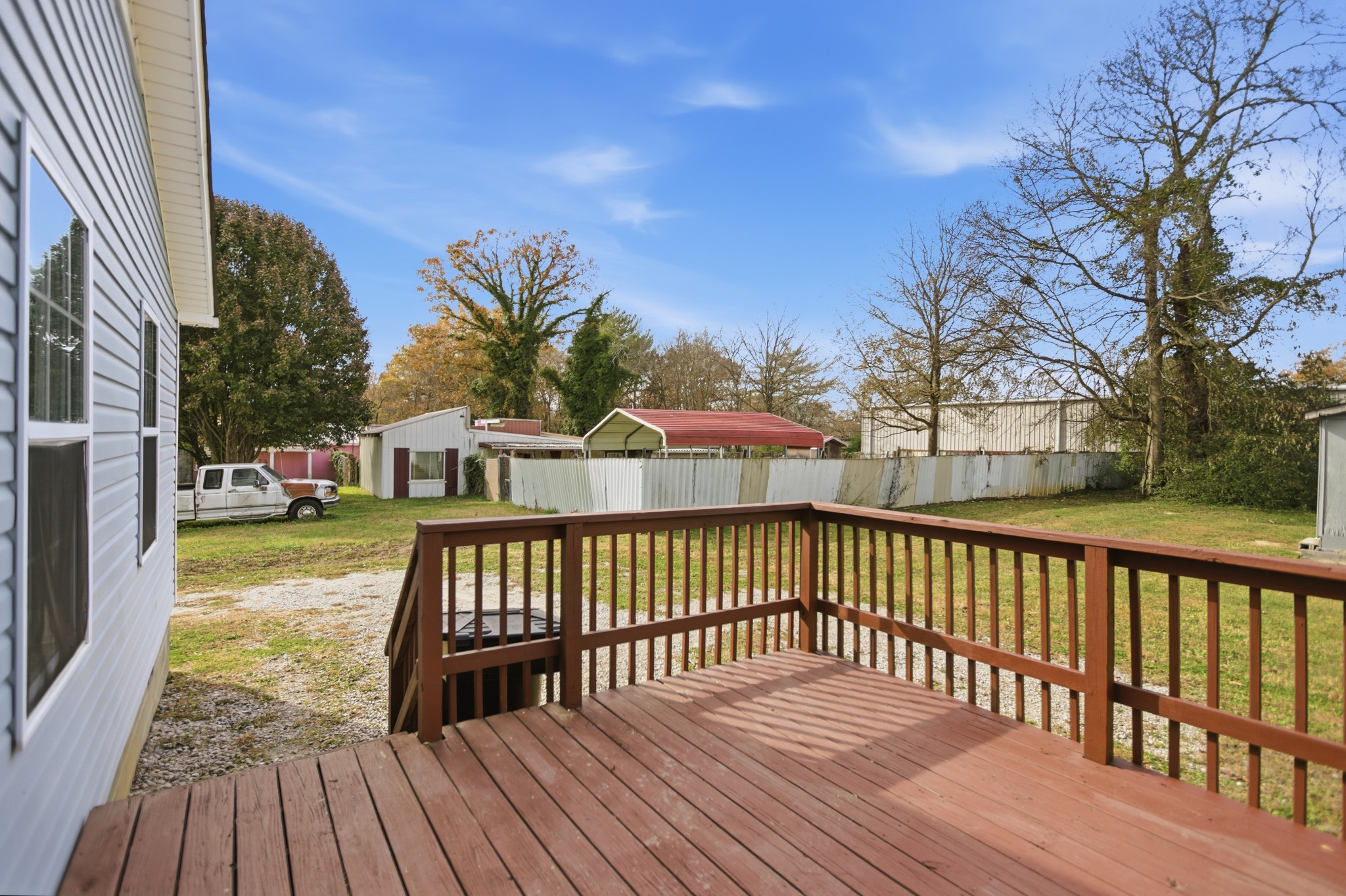 206 Weaver Street Tullahoma, TN 37388 - Photo 35 of 40 a view of a wooden roof deck