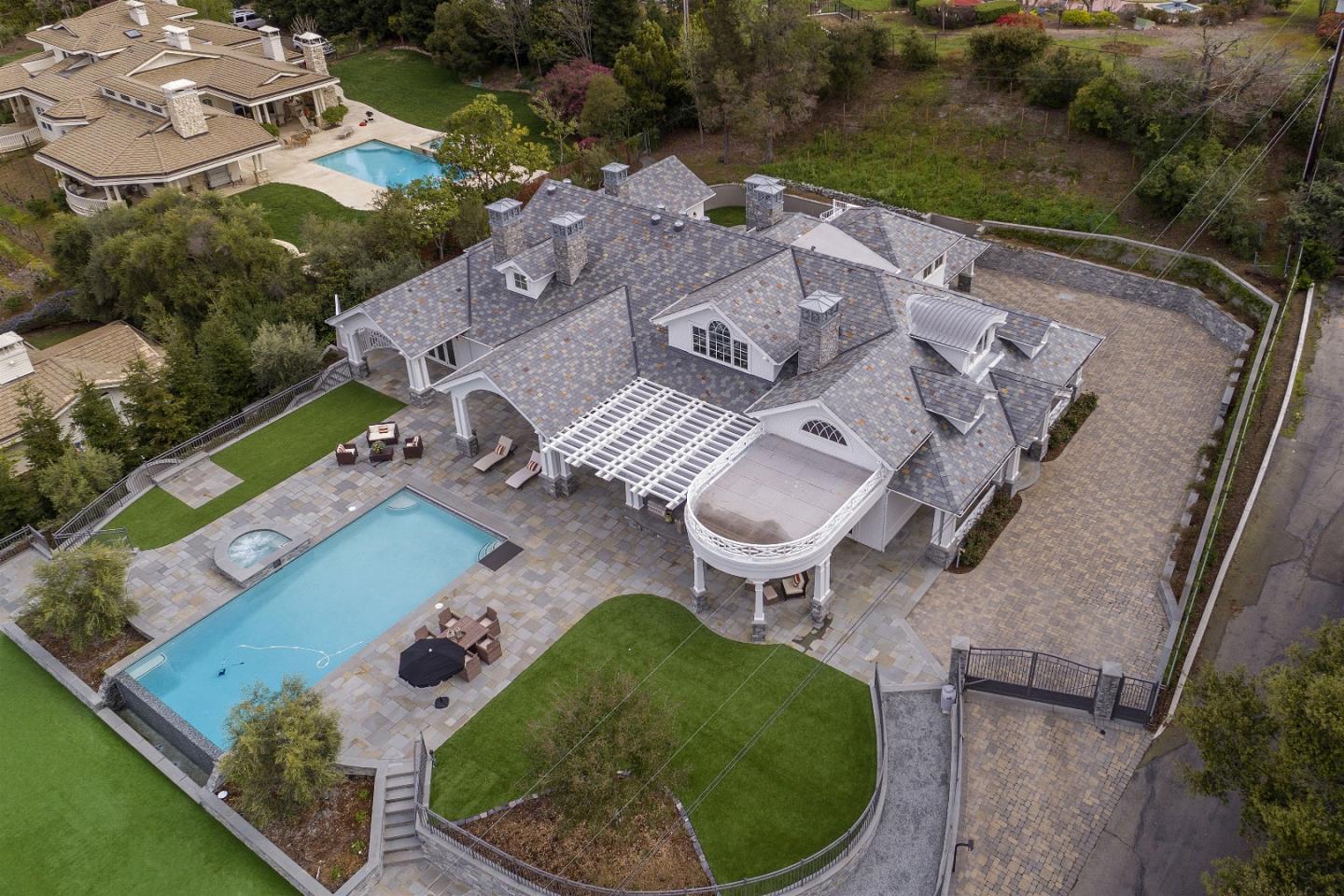 14966 Sobey Road Saratoga, CA 95070 - Photo 12 of 60 an aerial view of a house with outdoor space
