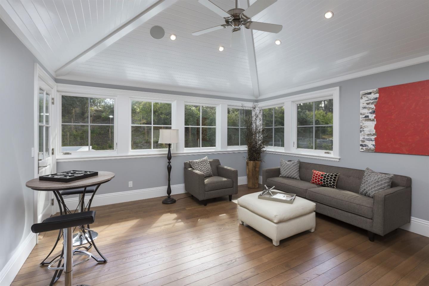 14966 Sobey Road Saratoga, CA 95070 - Photo 43 of 60 a living room with furniture and a large window