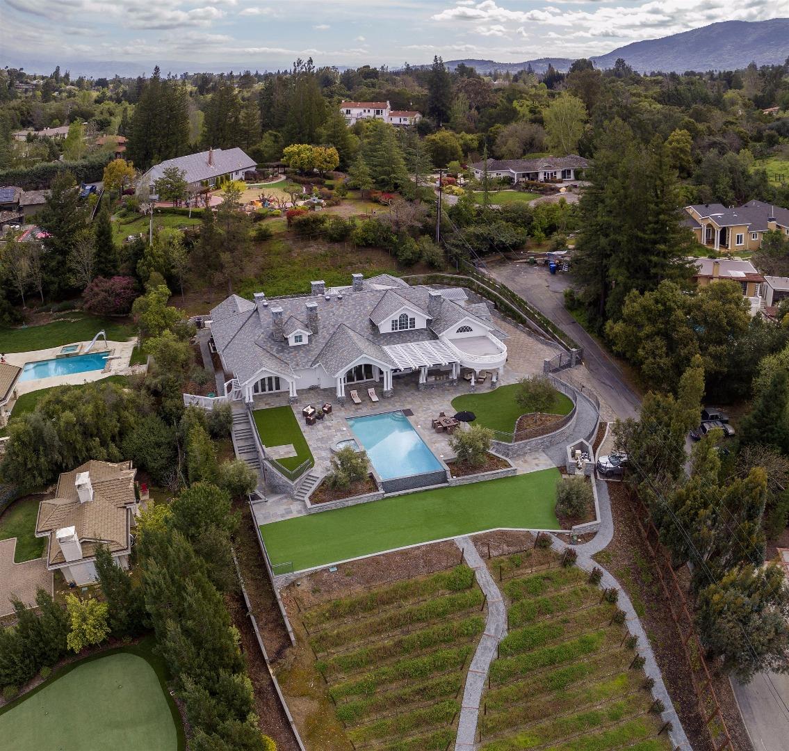 14966 Sobey Road Saratoga, CA 95070 - Photo 7 of 60 an aerial view of residential houses with outdoor space