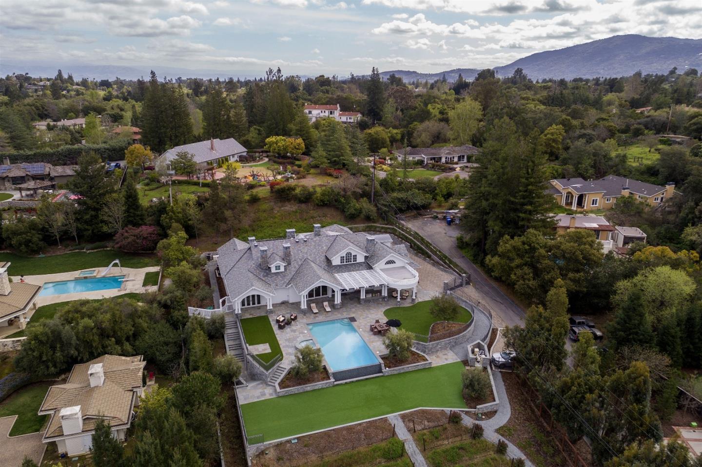 14966 Sobey Road Saratoga, CA 95070 - Photo 9 of 60 an aerial view of multiple house