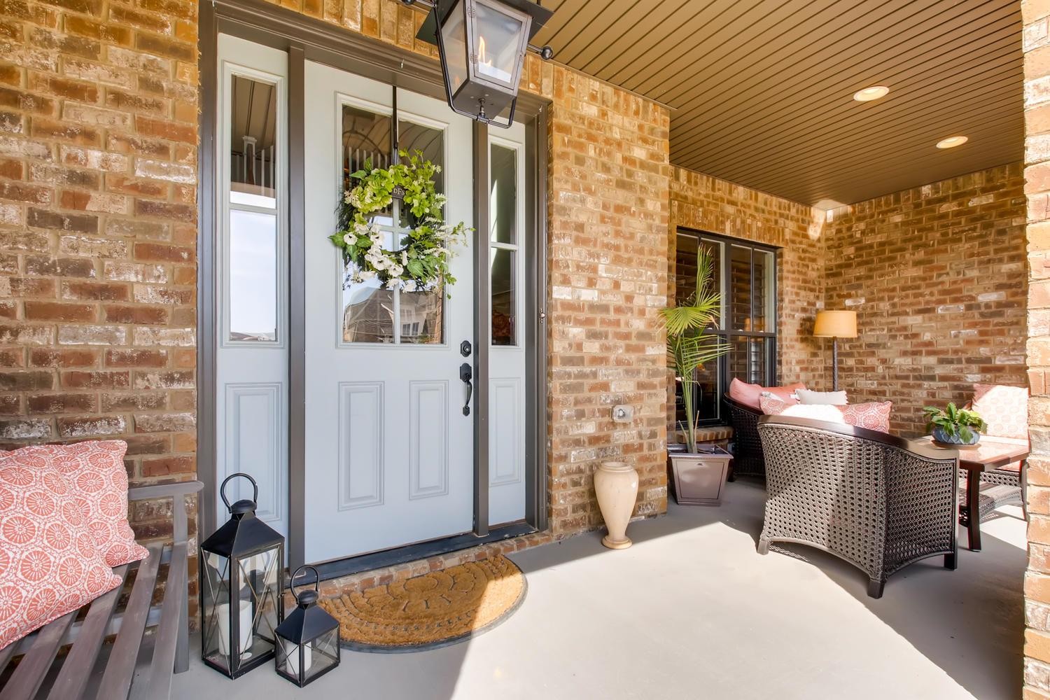 127 Vanner Road Mount Juliet, TN 37122 - Photo 3 of 29 a bathroom with a granite countertop sink a mirror and shower