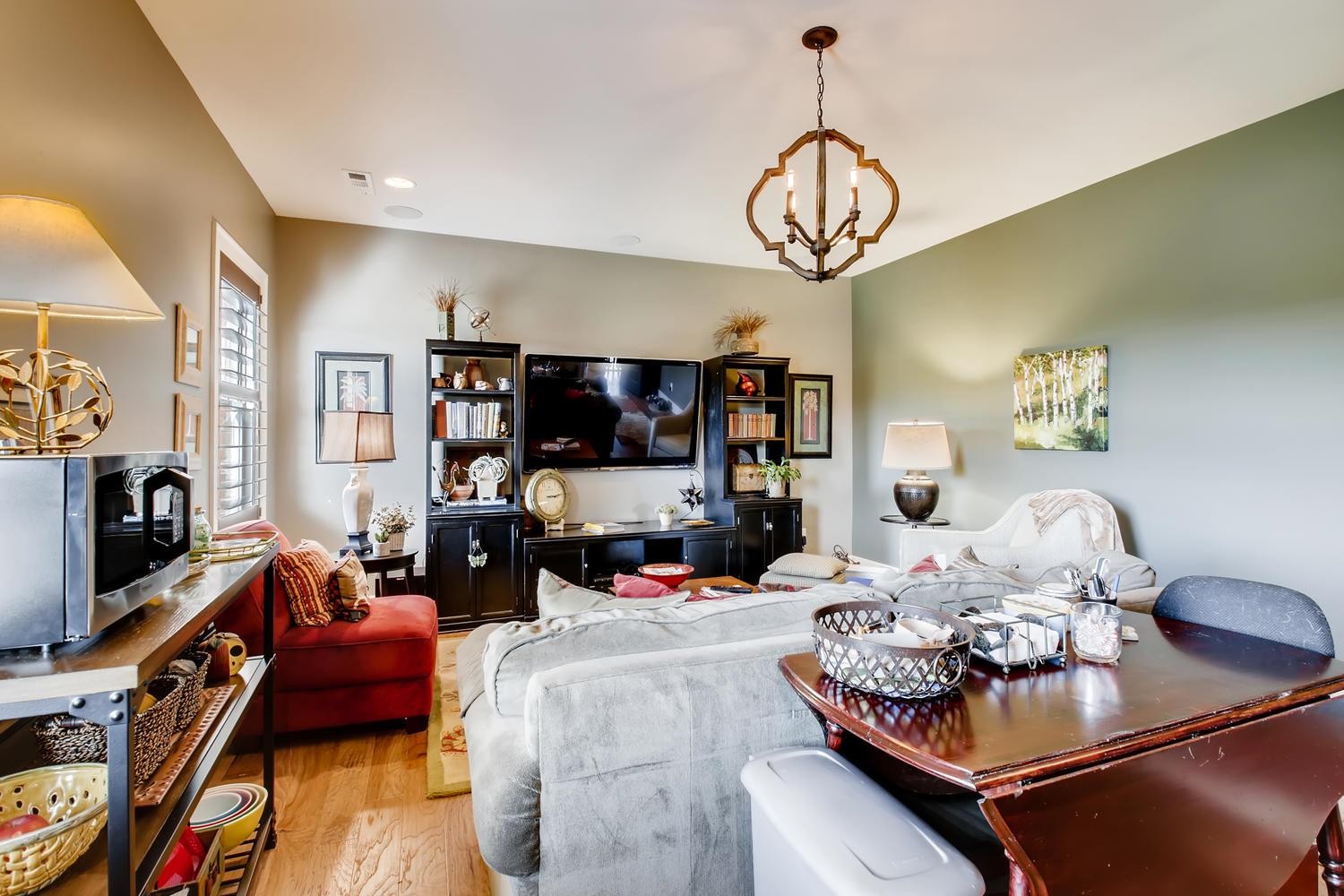 127 Vanner Road Mount Juliet, TN 37122 - Photo 24 of 29 a living room with fireplace furniture and a flat screen tv