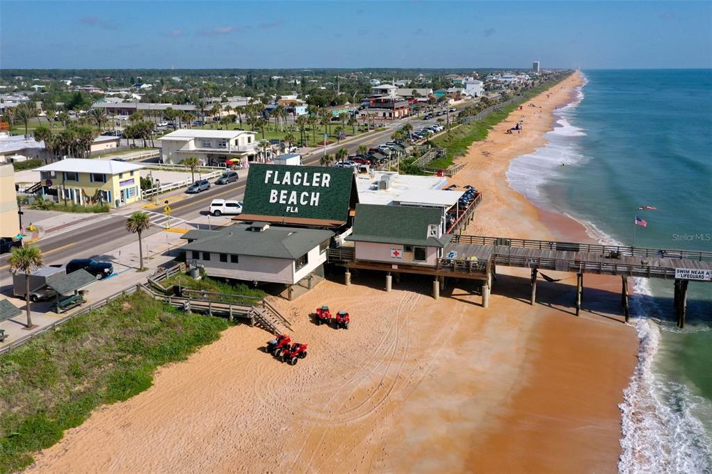 153 Coronado Road Flagler Beach, FL 32136 - Photo 10 of 19 an aerial view of a house with a yard