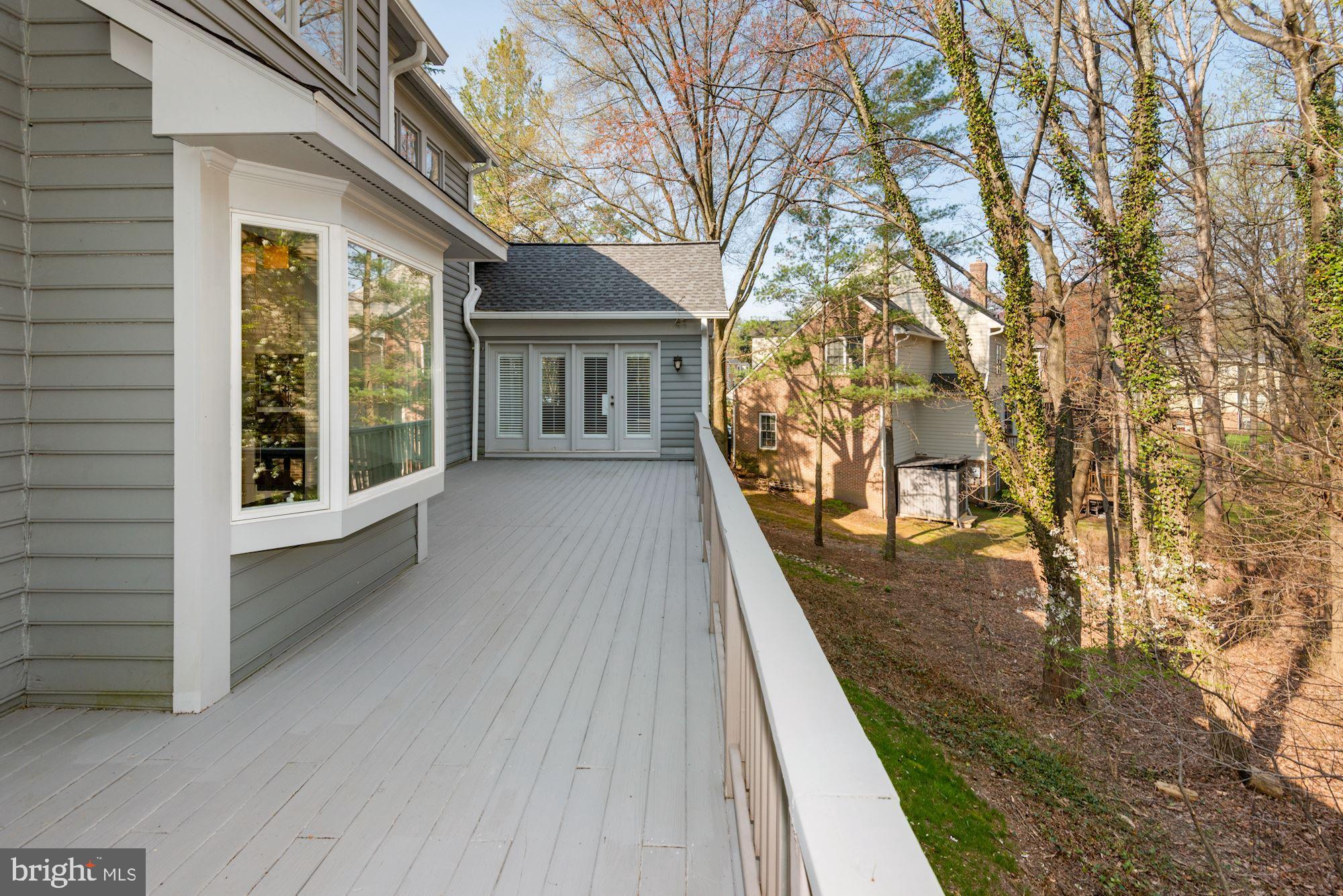 1308 Stamford Way Reston, VA 20194 - Photo 45 of 53 Deck View from the Left