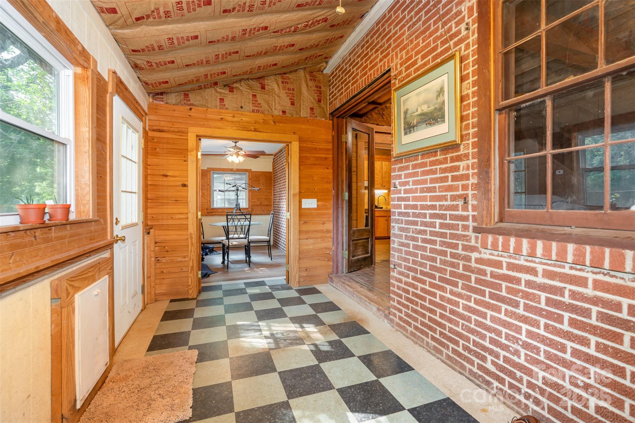417 Phifer Road Kings Mountain, NC 28086 - Photo 6 of 31 a view of a brick wall with a large window